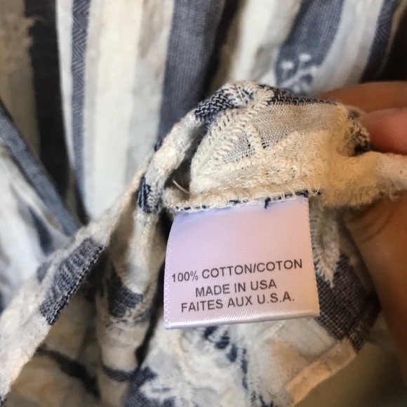 MISA Los Angeles • Embroidered Peasant Cotton Top - Picture 8 of 11